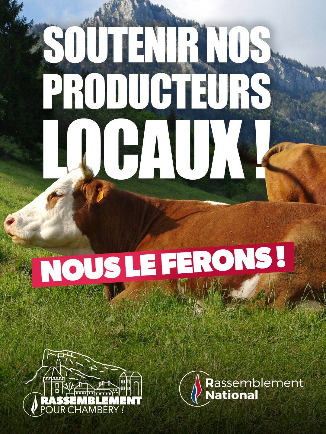 Soutenir nos producteurs locaux, nous le ferons !