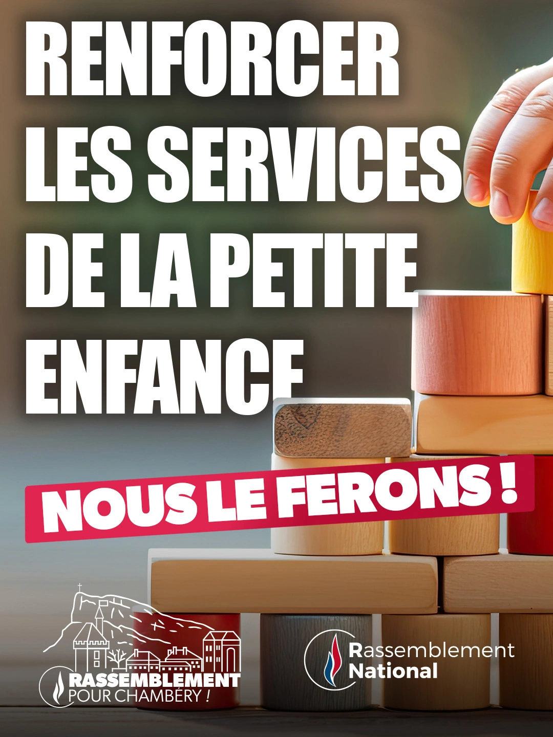 Renforcer les services de la petite enfance, nous le ferons !